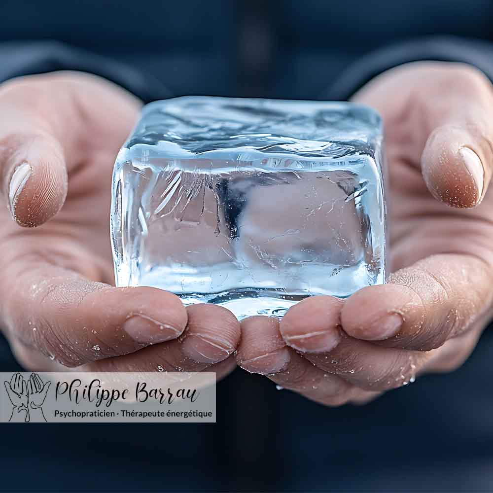 Mains tenant un élément symbolique illustrant les contextes d’accompagnement de la coupe de feu